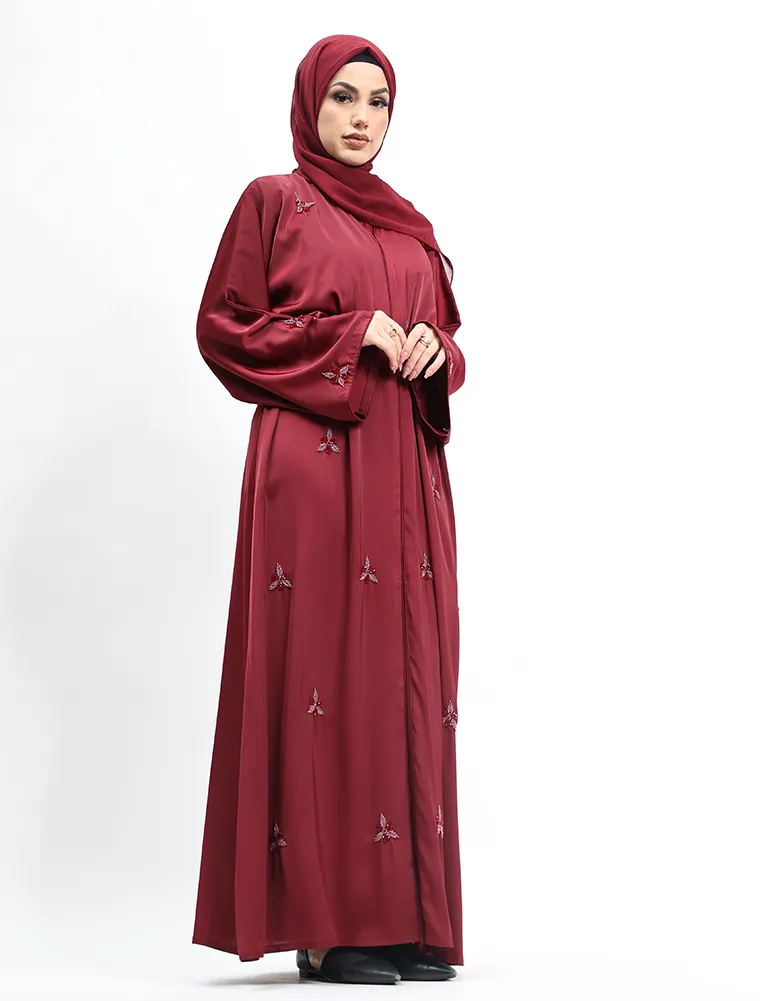 Maroon Hawa Abaya
